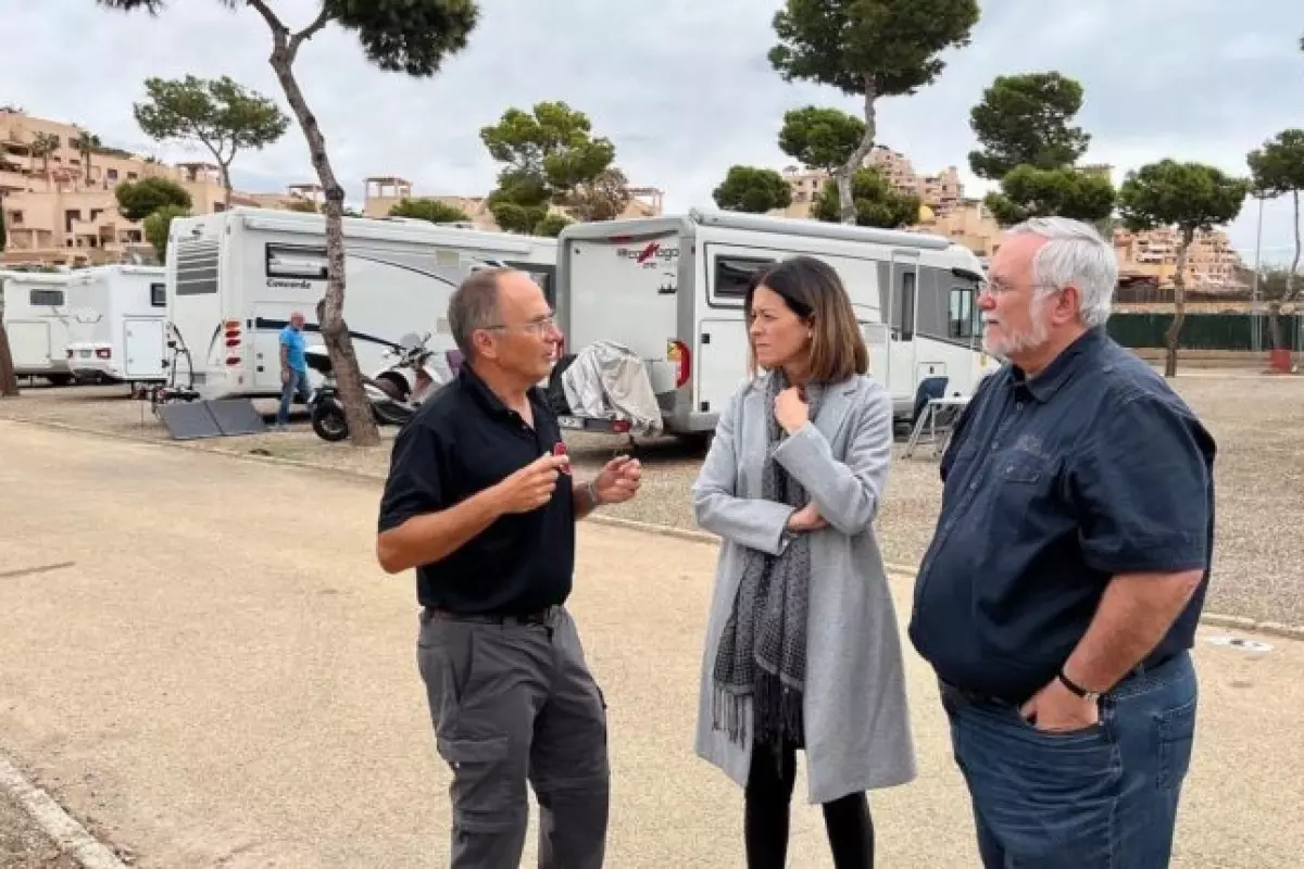 Nueva área camper en Águilas, Murcia: la empresa alemana Dümo abre una nueva área de estacionamiento para autocaravanas y caravanas con 108 plazas en la urbanización Los Geranios